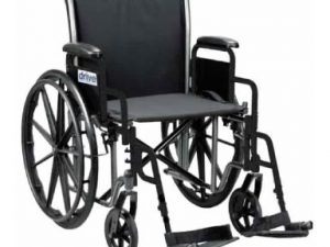 Wheelchair With Fixed Arms